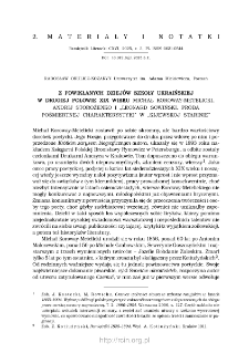 Z powikłanych dziej&oacute;w szkoły ukraińskiej w drugiej połowie XIX wieku. Michał Koroway-Metelicki, Andrij Storożenko i &bdquo;Leonard Sowiński. Pr&oacute;ba pośmiertnej charakterystyki&rdquo; w &bdquo;Kijewskoj Starinie&rdquo;. (Z ros. przeł. Radosław Okulicz - Kozaryn).