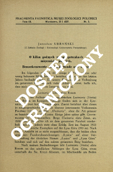 O kilku godnych uwagi gatunkach mięczak&oacute;w polskich = Bemerkenswerte Weichtierfunde aus Polen