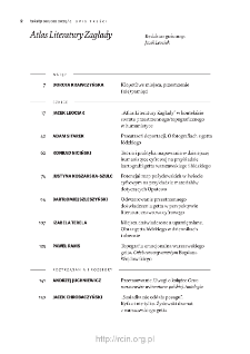 Teksty Drugie Nr 4 (2025), Spis treści.