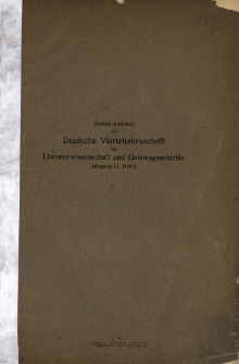 Bücherwelt und wirkliche Welt : Ein Beitrag zur Wesenserfassung der Romantik