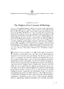 The Origins of the Concept of Ideology