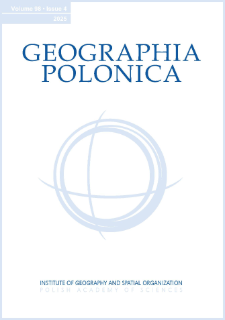Geographia Polonica Vol. 98 No. 4 (2025), Contents