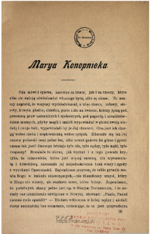 Marya Konopnicka