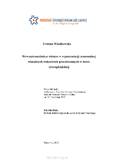 Wewnątrzosobnicze r&oacute;żnice w reprezentacji neuronalnej wizualnych wskaz&oacute;wek przestrzennych w korze retrosplenialnej : praca doktorska