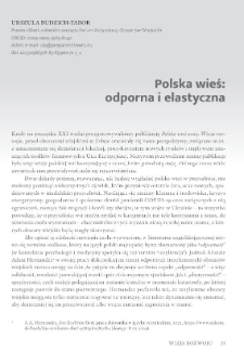 Polska wieś: odporna i elastyczna