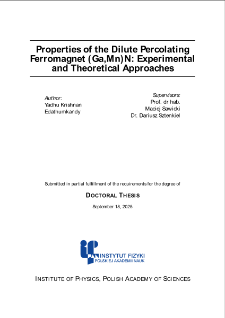 Properties of the dilute percolating ferromagnet (Ga,Mn)N : experimental and theoretical approaches