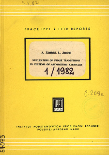 Nucleation of phase transitions in systems of asymmetric particles