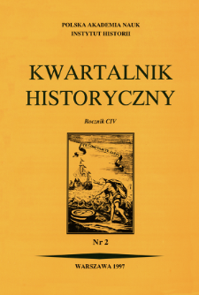 Kwartalnik Historyczny. R. 104 nr 2 (1997), In memoriam : Prof. Jerzy Ochmański (1933-1996)