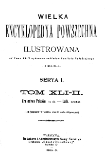 Wielka encyklopedya powszechna ilustrowana. Serya I. T. 41-42, Kr&oacute;lestwo Polskie (c.d.) -Lath. (symbol)