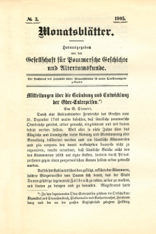 Monatsbl&auml;tter Jhrg. 19, H. 3 (1905)