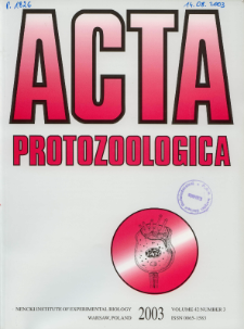 Acta Protozoologica Vol. 42 Nr 3 (2003)