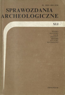 Sprawozdania Archeologiczne T. 41 (1990), Omówienia i recenzje