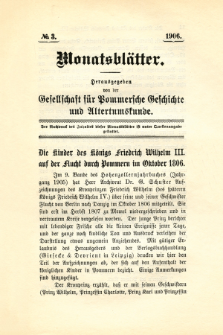 Monatsbl&auml;tter Jhrg. 20, H. 3 (1906)