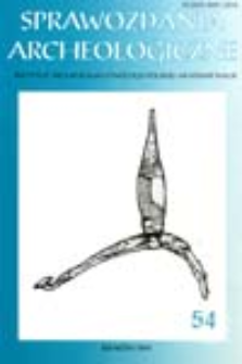 Sprawozdania Archeologiczne T. 54 (2002), Om&oacute;wienia i recenzje