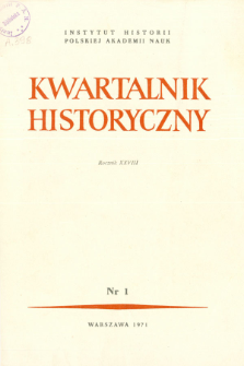 Kwartalnik Historyczny R. 78 nr 1 (1971), In memoriam