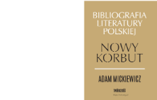 Adam Mickiewicz : tw&oacute;rczość. Vol. 1