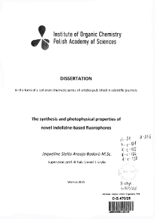 The synthesis and photophysical properties of novel indoline-based fluorophores