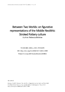 Between Two Worlds: on figurative representations of the Middle Neolithic Stroked Pottery culture