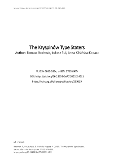 The Kryspin&oacute;w Type Staters