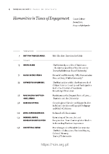 Teksty Drugie Nr 2 (2026): Table of contents.