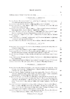 Pamiętnik Literacki, Z. 2 (2026), Spis treści