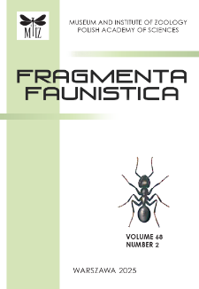 Fragmenta Faunistica vol. 68 no. 2 (2025) - contents