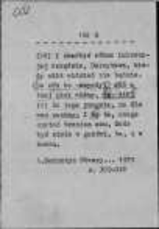 Kartoteka Słownika języka polskiego XVII i 1. połowy XVIII wieku; C&oacute;ż - Cudzoziemski