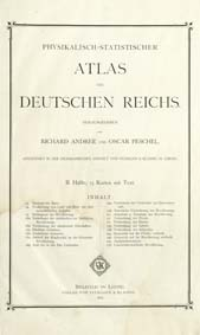 Physikalisch-Statistischer Atlas des Deutschen Reichs. 2 Hälfte
