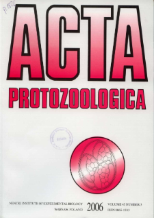 Acta Protozoologica Vol. 45 Nr 3 (2006)