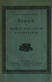 Pomnik na placu Zielonym w Warszawie