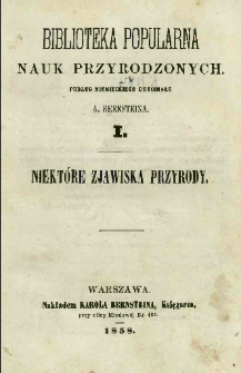 Niekt&oacute;re zjawiska przyrody