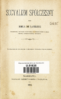 Socyalizm sp&oacute;łczesny