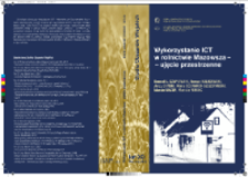 Wykorzystanie ICT w rolnictwie Mazowsza - ujęcie przestrzenne