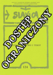 Słowotwórstwo i tekst