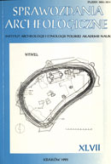 Sprawozdania Archeologiczne T. 47 (1995), Omówienia i recenzje