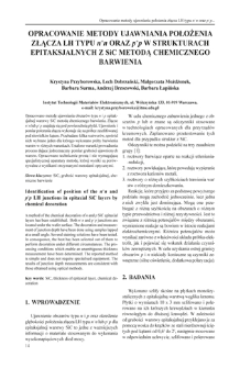 Opracowanie metody ujawniania położenia złącza LH typu n+n oraz p+p w strukturach epitaksjalnych z SiC metoda chemicznego barwienia = Identification of position of the n+n and p+p LH junctions in epitaxial SiC layers by chemical decoration