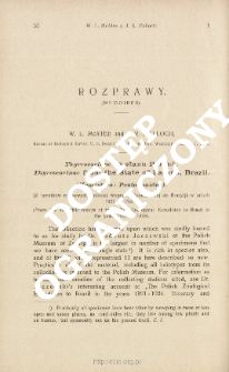 Thyreocorinae ze stanu Paran&agrave; : (Hemiptera : Pentatomidae) : (z wynik&oacute;w naukowych Polskiej Wyprawy Zoologicznej do Brazylji w latach 1921-1924)