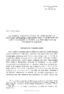 La guerre d’indépendance en Hongrie et la Pologne. Quelques remarques sur la question de l’aide polonaise accordée à l’insurrection de François II Rakoczi