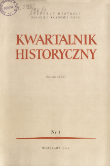 O potrzebach i perpektywach rozwoju polskich nauk o przeszłości