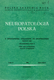 Neuropatologia Polska T.4 suppl (1966)