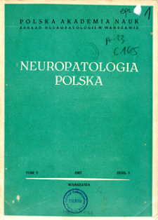 Neuropatologia Polska T.5 z.1