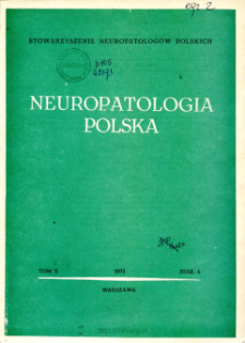 Neuropatologia Polska T.10 z.4 (1972)