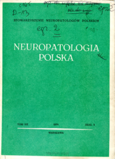 Neuropatologia Polska T.12 z.3 (1974)