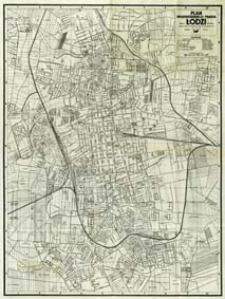 Plan wojewódzkiego miasta Łodzi