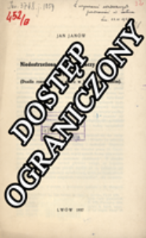 Niedostrzeżona przez badaczy kategorja językowa : (Dualis rzeczownik&oacute;w na 'a w języku ukr.-ruskim)