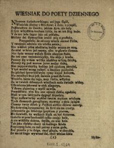 Wiesniak Do Poety Dziennego
