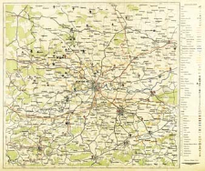 Wanderkarte der Umgebung von Krakau 1:100 000