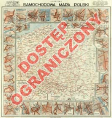 Samochodowa mapa Polski