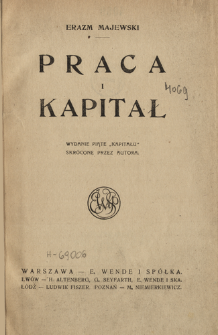 Praca i kapitał