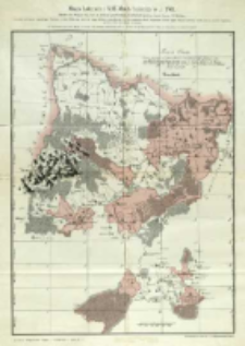 Mapa Lubowli i XIII Miast Spiskich w r. 1769 = Skelet zur Mappa von der an Pohlen gepfändeten Herrschaft Lublau nebst denen 13 Städten